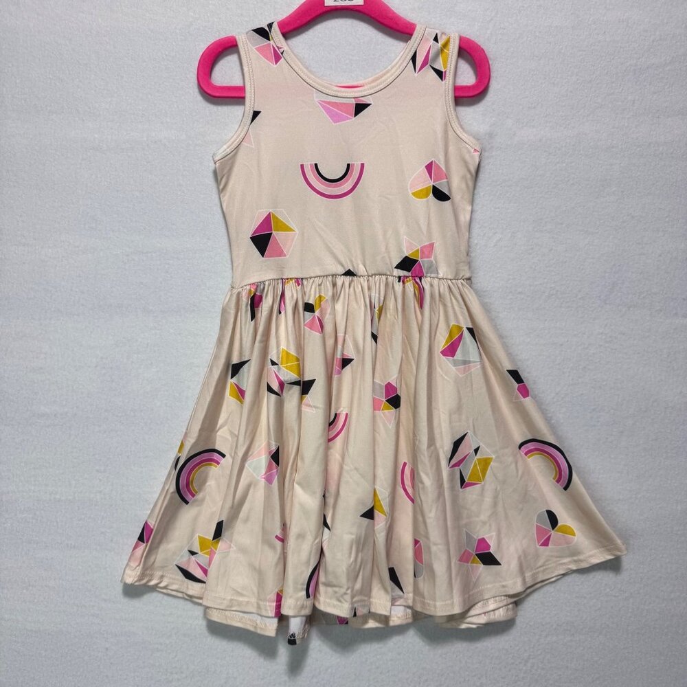 Girls Dress Size 3/4 DotDotSmile Tank Multi Color Rainbows New with Tags